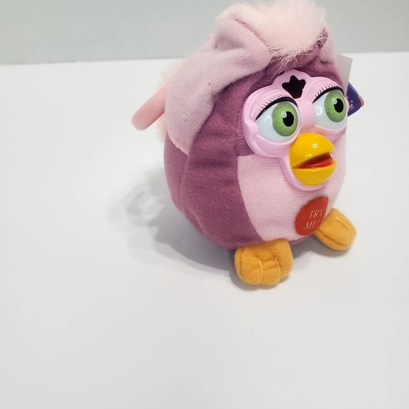 VINTAGE 90'S FURBY SMALL 10cm / 4" PLUSH KEY CHAIN - Picture 10 of 14